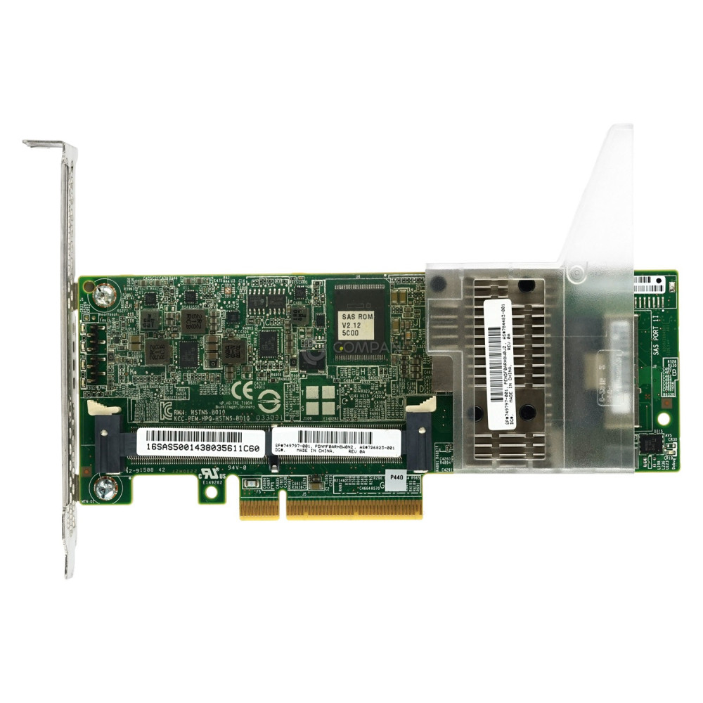 749797-001 HP SMART ARRAY P440 0GB FBWC 12GB 2-PORT PCI-E SAS CONTROLLER  784483-001, 784621-001, 726823-001, 726821-B21